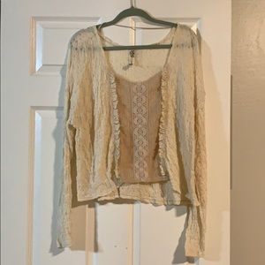 Super cute Free People Long Sleeve
